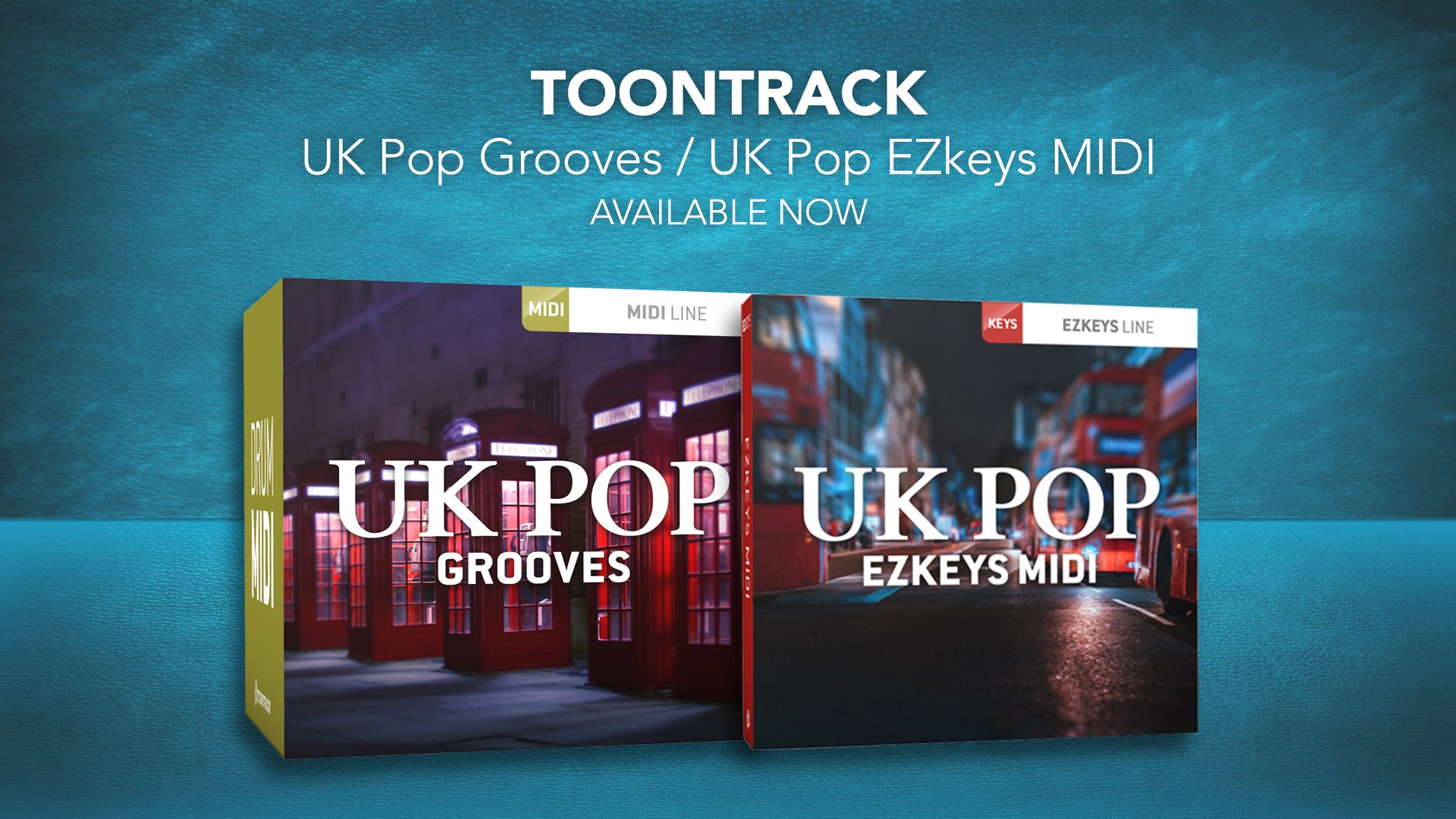 Toontrack UK Pop Grooves & EZkeys packs