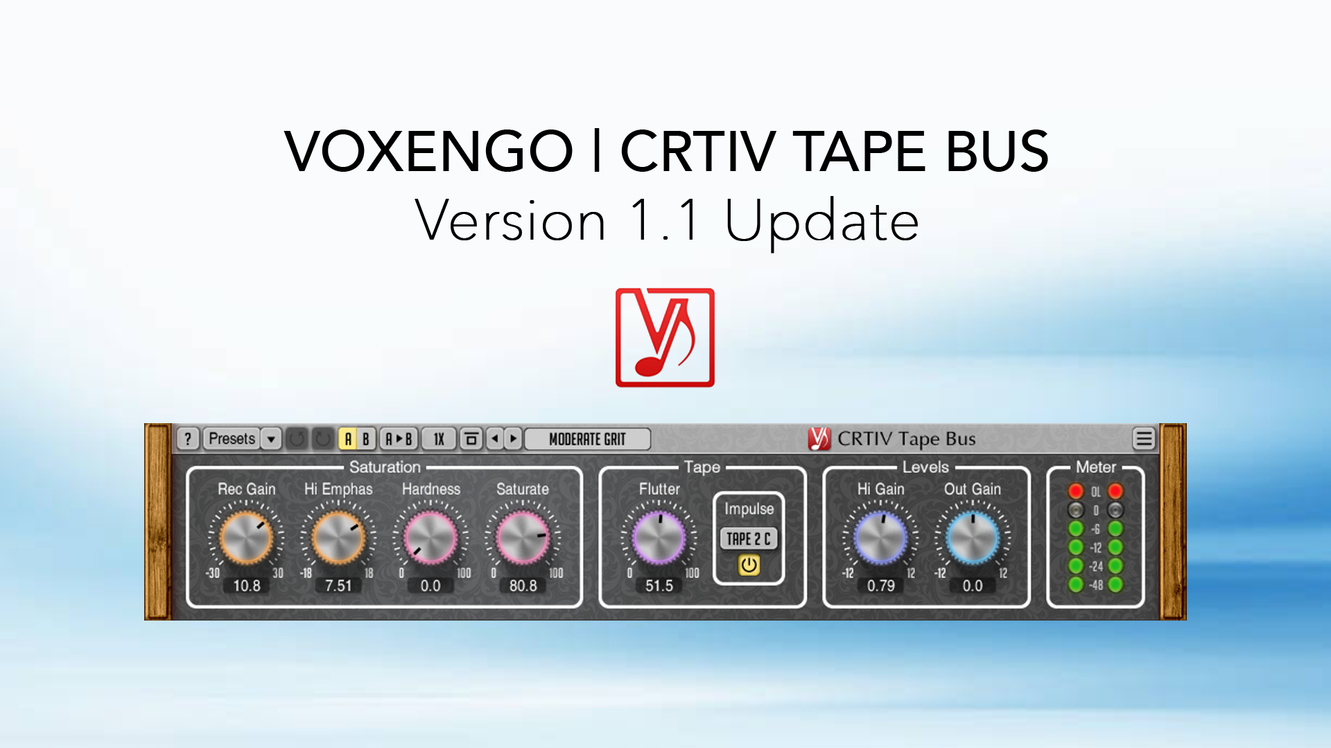 Voxengo CRTIV Tape Bus-1.1 Update